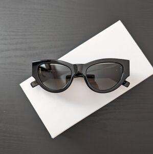 Saint Laurent Black Cat Eye Sunglasses